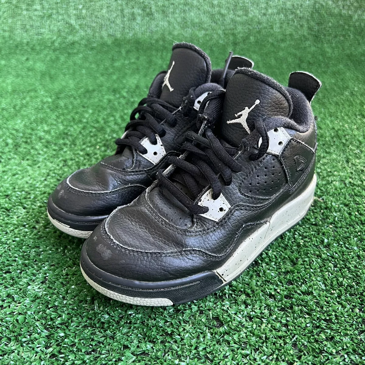 Nike Air Jordan 4 IV Retro LS Oreo Black 707430-003 TD Sz 11C No Box Authentic