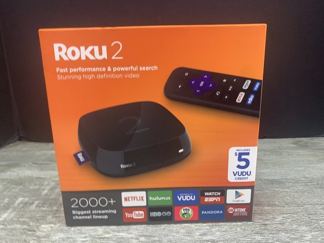 Roku HD Media Streamer 2nd Generation 2500x Black/purple for sale ...