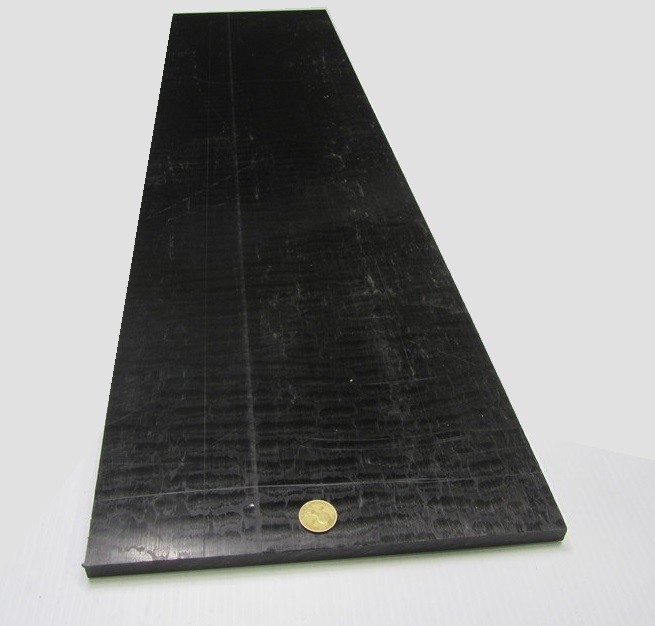 USA Sealing Black Acetal Plastic Bar 3/8" X 3/8" X 48" - Acetal Copolymer Machine Bar Stock