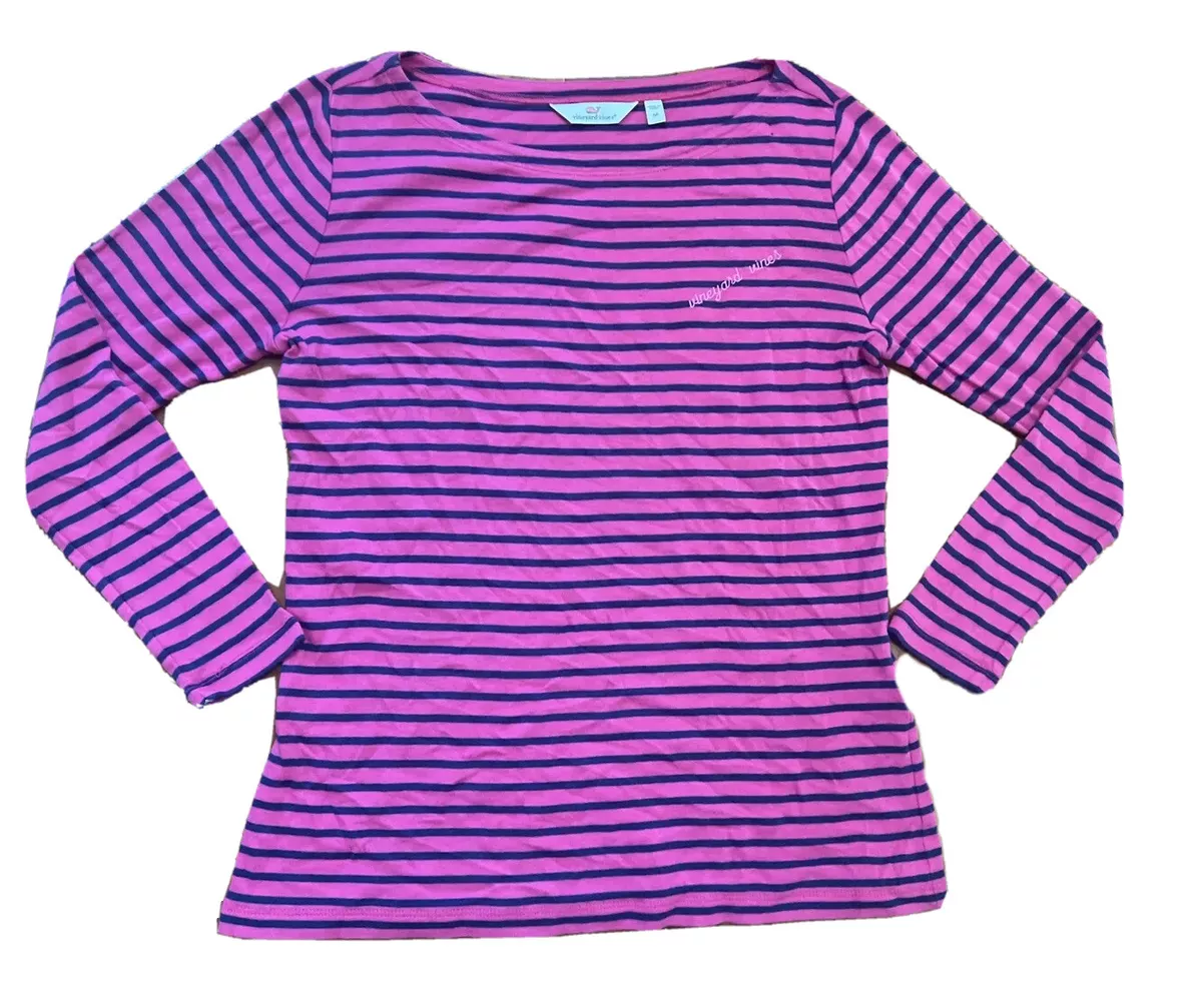 Pink striped hotsell shirt long sleeve