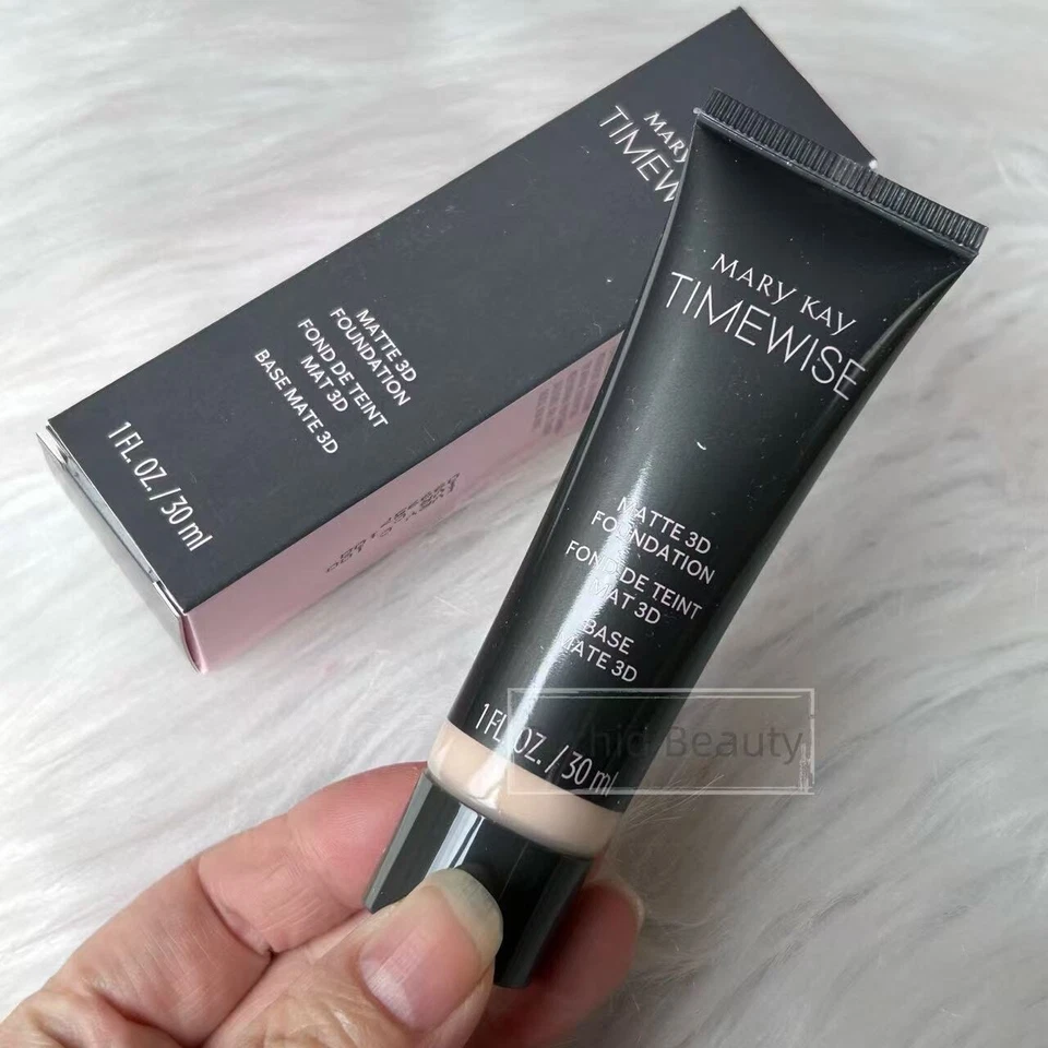 New MARY KAY TimeWise Matte 3D Foundation~Ivory C 100~Full size 30 ml/1 oz - Image 3 of 4