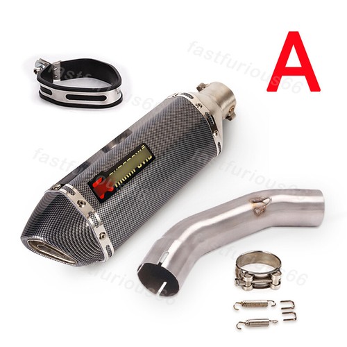 Exhaust Tips Mid Link Pipe Modified Muffler For Duke 125 250 390 RC390 2021-2023 - Picture 6 of 14