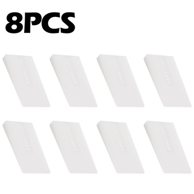 8* White Toilet Shims Leveling Shim Multi-Purpose Design For Furniture Cabinets