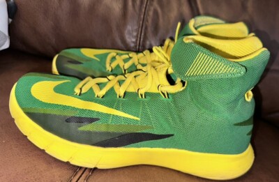 Nike Zoom Hyperrev Green/Yellow Basketball Shoes 630913-300  display picture 3
