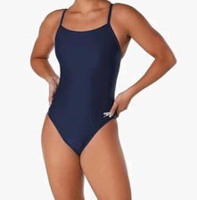 Speedo Women's Size 28 Swimsuit One Piece ProLT Competitive Swimwear Navy