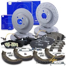 ATE BREMSSCHEIBEN +BELÄGE +BREMSBACKEN VORNE+HINTEN FÜR MERCEDES C-KLASSE W204