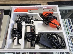 NES Nintendo Action Set NTSC Original Box Foam Tray CIB Tested Works Mario Bros