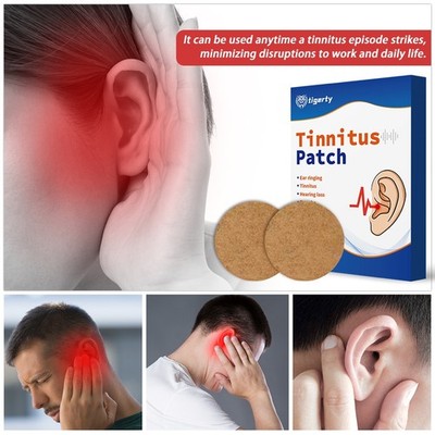  10PCS TINNITUS COMFORT PATCHES - Ear Stress Pressure Relief Soothing Sound Pad