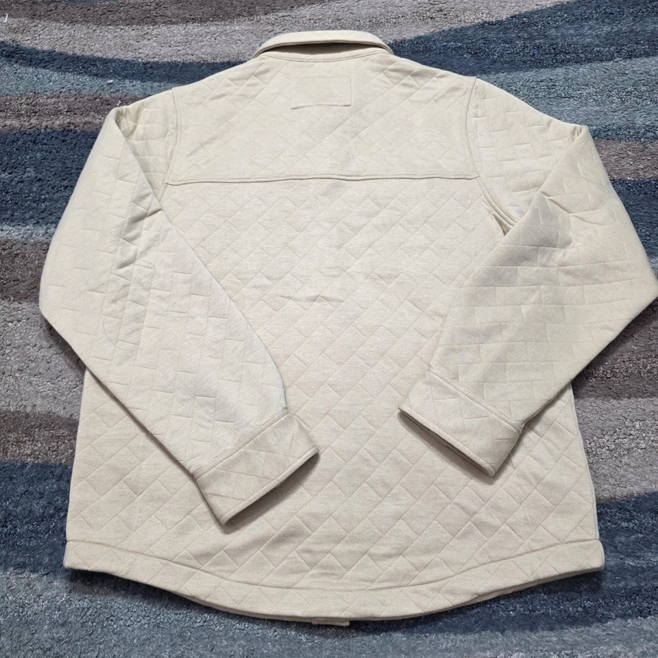 Chaqueta Camisa Acolchada Dakine Beige Tostado Cazadora Para Hombre Talla M Bolsillos con Botones a Presión Foto 4 de 4