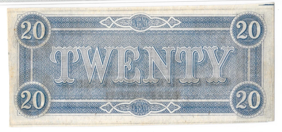 T-67 1864 $20 Confederate Eye Appeal Of Much Higher Grade PMG EF40 EPQ Looks UNC - Image 4 of 4