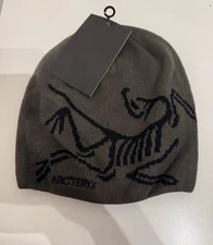 NEW Arc'teryx Bird Head Toque Beanie 2025 – Dark Gray Merino Wool Winter Hat