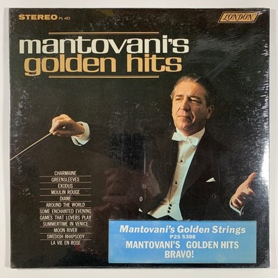 MANTOVANI: Golden Hits / Bravo 2-LPs MINT SEALED NOS LONDON RECORDS PS-483/SS-11