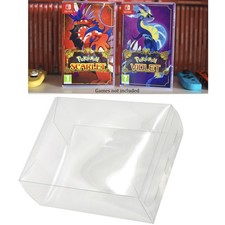1PC Clear Console Box Protector For Pokemon Scarlet / Violet and Splatoon 3 US