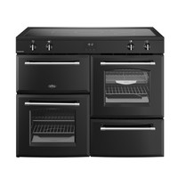 Belling Farmhouse 110cm Induction Range Cooker With 5 Hobs Black 110Ei Grade C