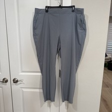 Columbia Women  s Pull on Drawstring Active Pants Grey XXL PFG