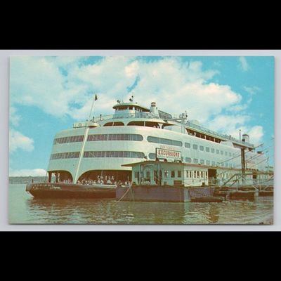#ad Vintage Postcard S.S. Admiral Saint Louis Missouri Unposted Boat Oceanliner View $14.97