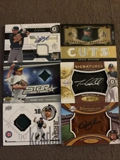 Oakland Athletics (13)Game Used Patch Autographs-signature Leather Ball Swatch
