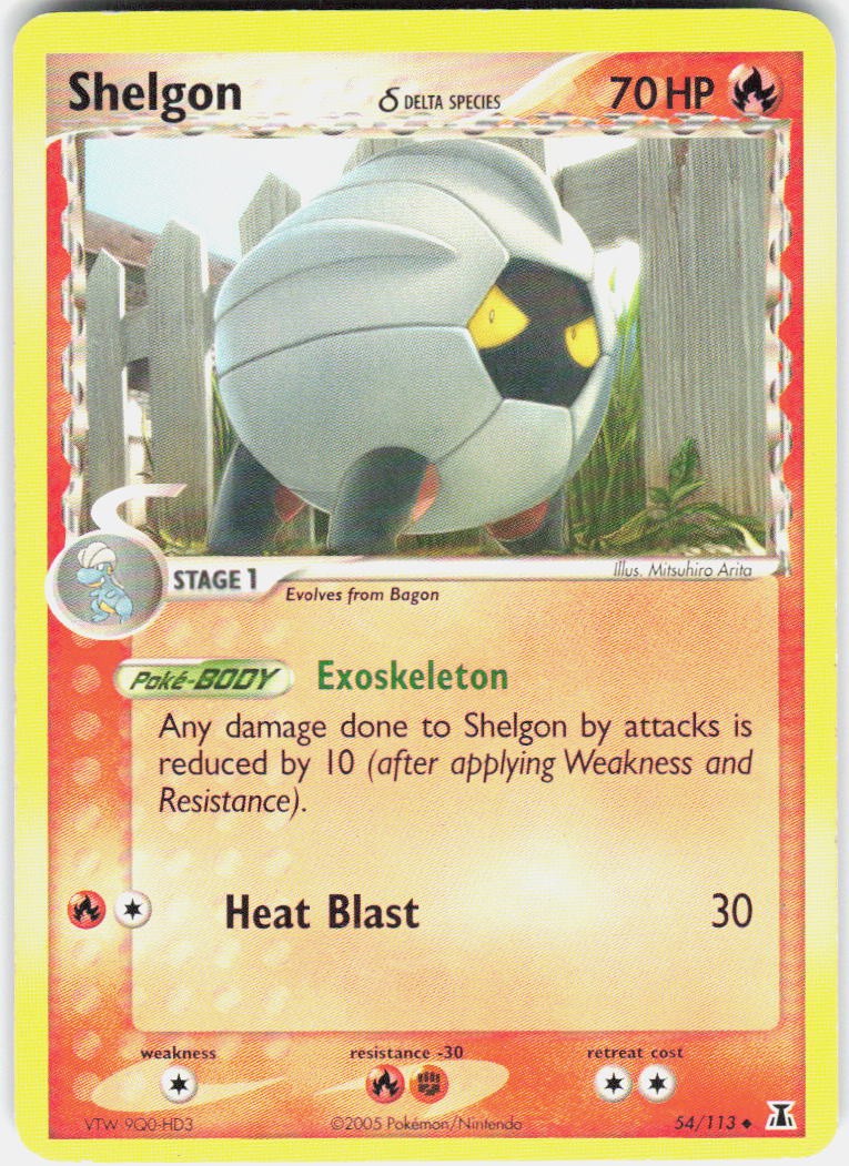 Shelgon - 054/113 (Delta Species) Uncommon Delta Species 54/113 LP