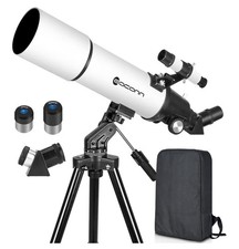Telescopes for Adults Astronomy, 80mm Aperture 600mm Refractor Telescope for ...
