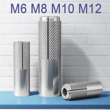 M6 M8 M10 M12 Threaded Expansion Bolt Sleeve Anchors Tool 316 Stainless Steel