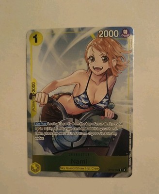 OP15-108 Nami Dash Pack English Adventure On Kamis Island One Piece TCG English