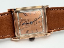 Rare 1940's Gruen Curvex Precision Rose Gold Filled Original Dial Hand Wind RUNS