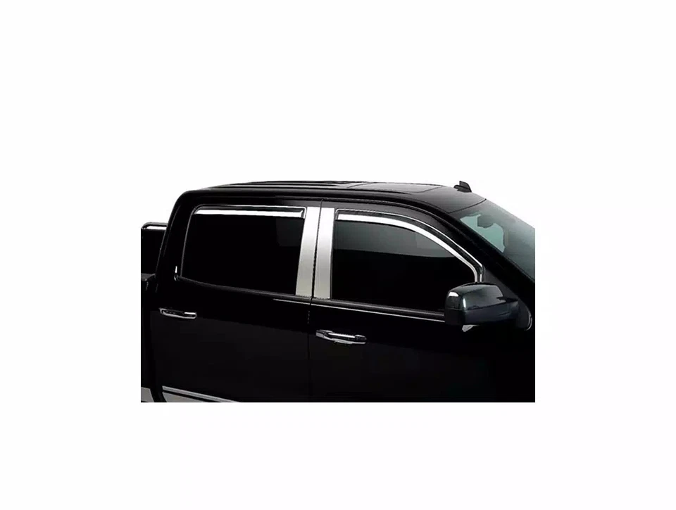 Putco Chrome Window Visors For Cadillac Escalade 15-20 Front In Channel ESV - Image 3 of 4