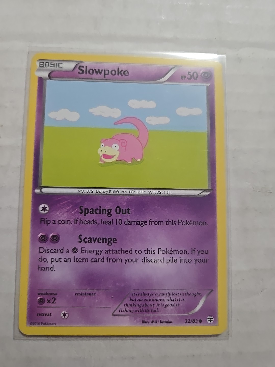 SLOWPOKE - 32/83 - XY GENERATIONS - Pokemon Card -