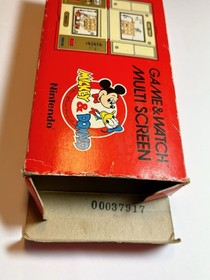 NINTENDO GAME AND & WATCH MICKEY & DONALD 1982 Multi Screen  with BOX Direct Fro
