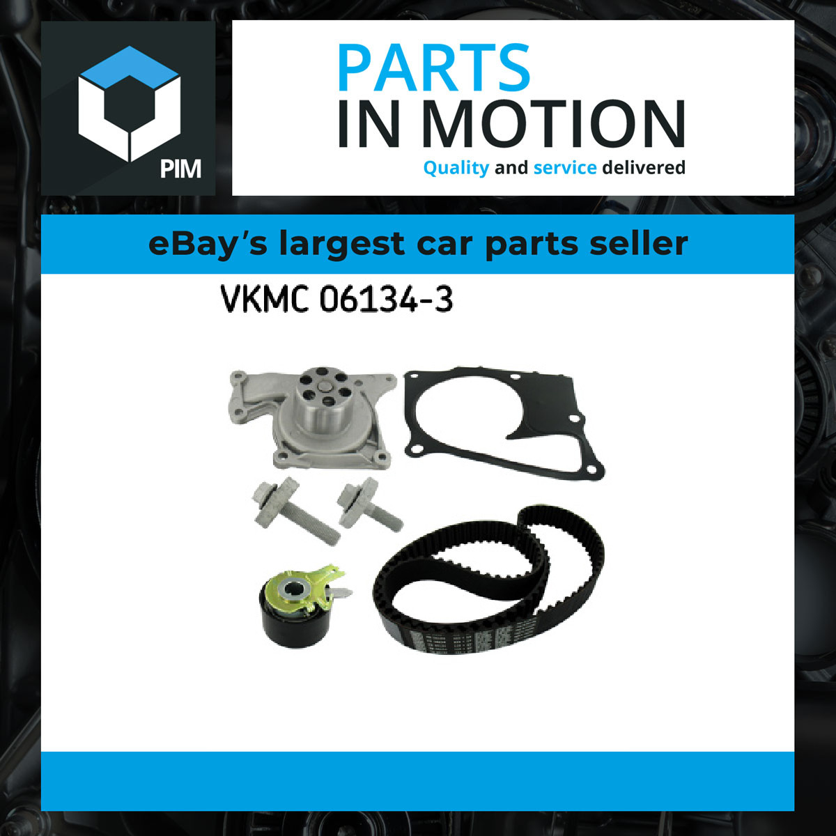 Original SKF Water Pump + Timing Belt Set VKMC 06134-3 For Dacia Nissan Renault - Image 4