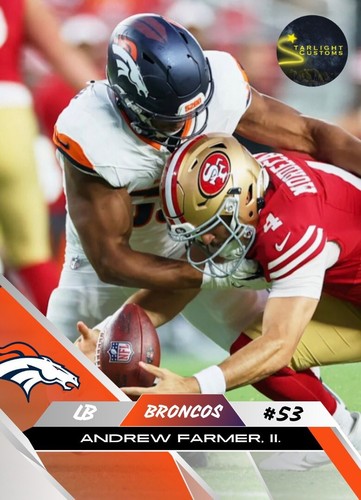 2025 Starlight's Contemporary Denver Broncos Team Set - You Pick - Picture 63 of 105