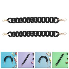2 Pcs Decorative Bag Chain Handbag Shoulder Strap Purse Replacement