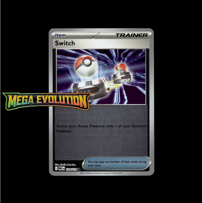 Switch 130/132 Mega Evolution Pokemon TCG Reverse Holo