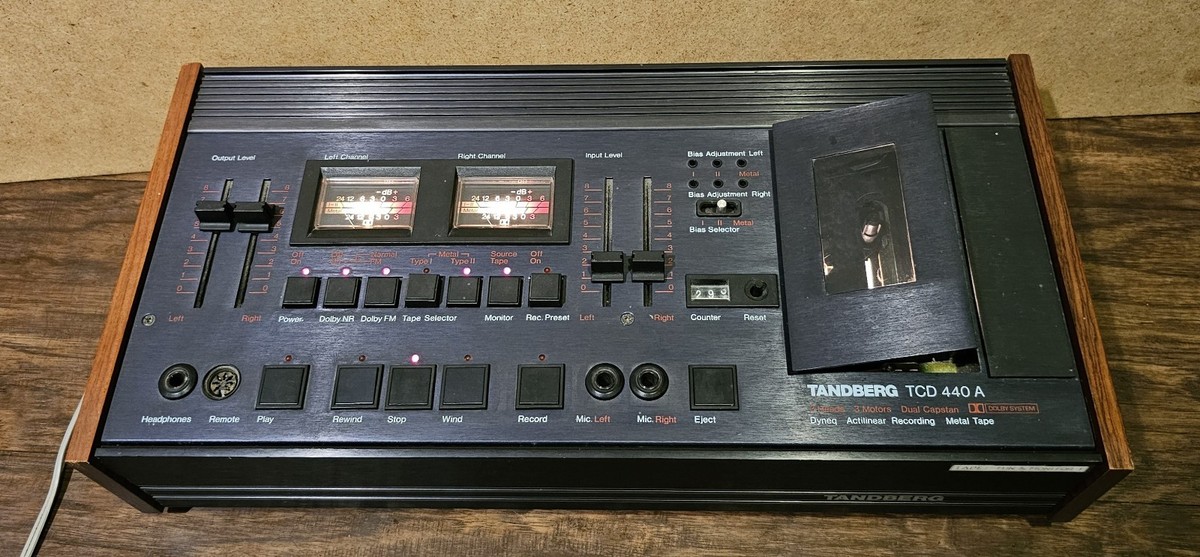 Tandberg Cassette deck TCD 440A -FOR PARTS- | eBay