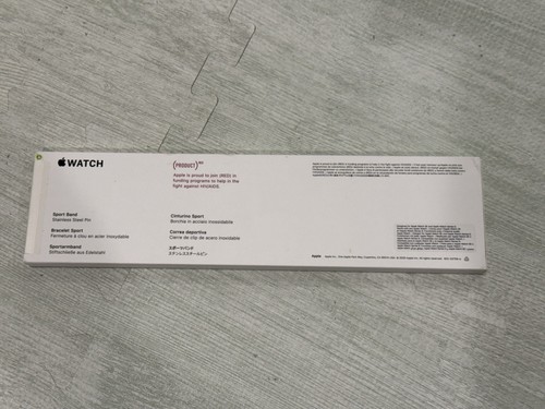 GENUINE Apple Watch Sport Band (44mm) - Product RED - SEALED - Zdjęcie 2 z 4