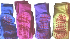 10 pair Grip Pilates- Yoga Socks  Women's Size M  Non Skid  Grippy SHIPS FREE