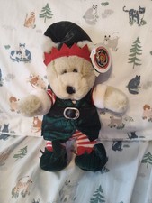 Starbucks Bearista Bear 2001 Elf Christmas Holiday Plush, NEW W/Tag 17th Edition