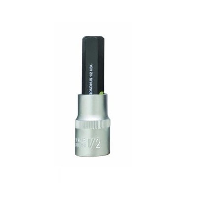 Bondhus 43216 - 1/2'' ProHold Hex Bit 2'' w/ 1/2'' Dr Socket - 1EA