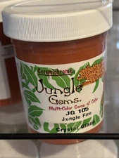 Mayco Jungle Gems Crystal Glaze 4 oz Jar Vintage - Jungle Fire