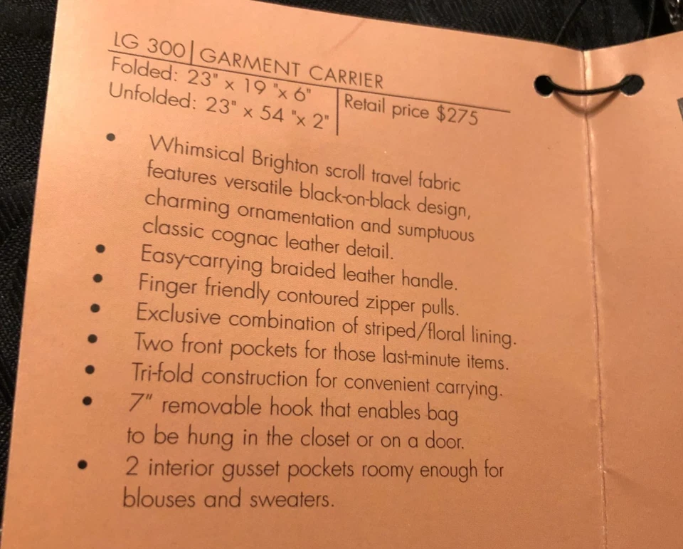 Bolso de viaje Brighton Croc en relieve firma cuero marrón negro jacquard Foto 4 de 4