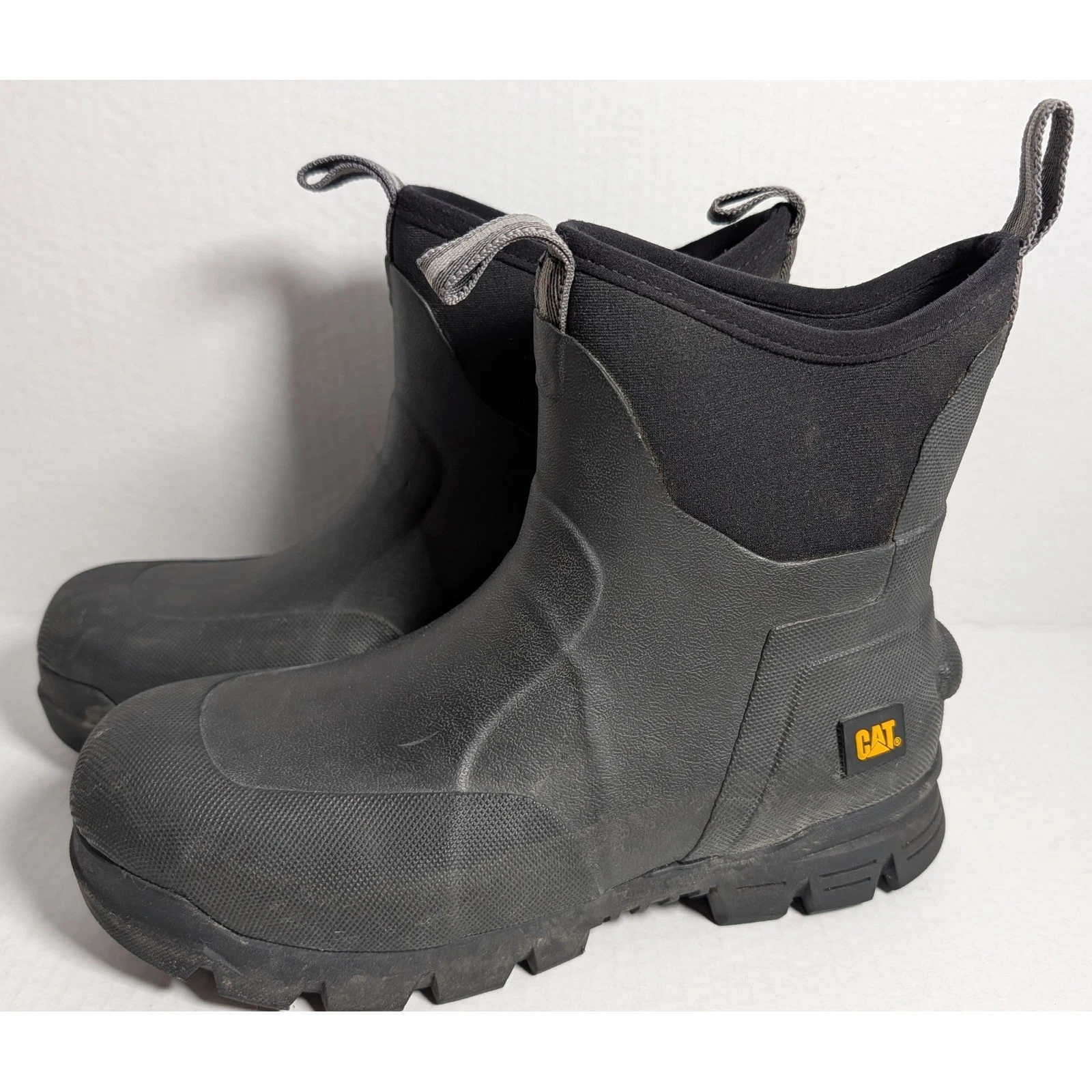 CAT Caterpillar Work Boots Slip-On Waterproof EH ASTM F2892-18 Mens 7 / Womens 9