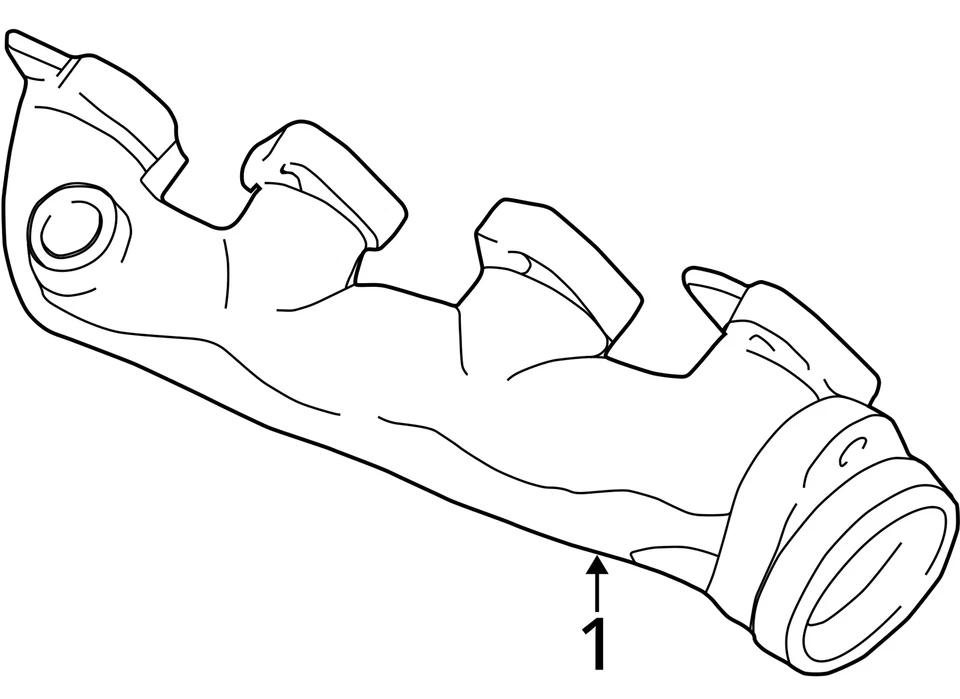 Ford Expedition 1999 turbocompresor colector de escape con turbocompresor HFQCK Foto 4 de 4