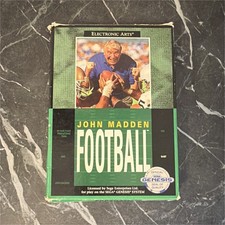 John Madden Football (Sega Genesis) Complete w/ Manual