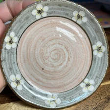 Japanese Cherry Blossoms Porcelain Tea Bowl SAUCER ONLY Mino Ware “Washin” Rice