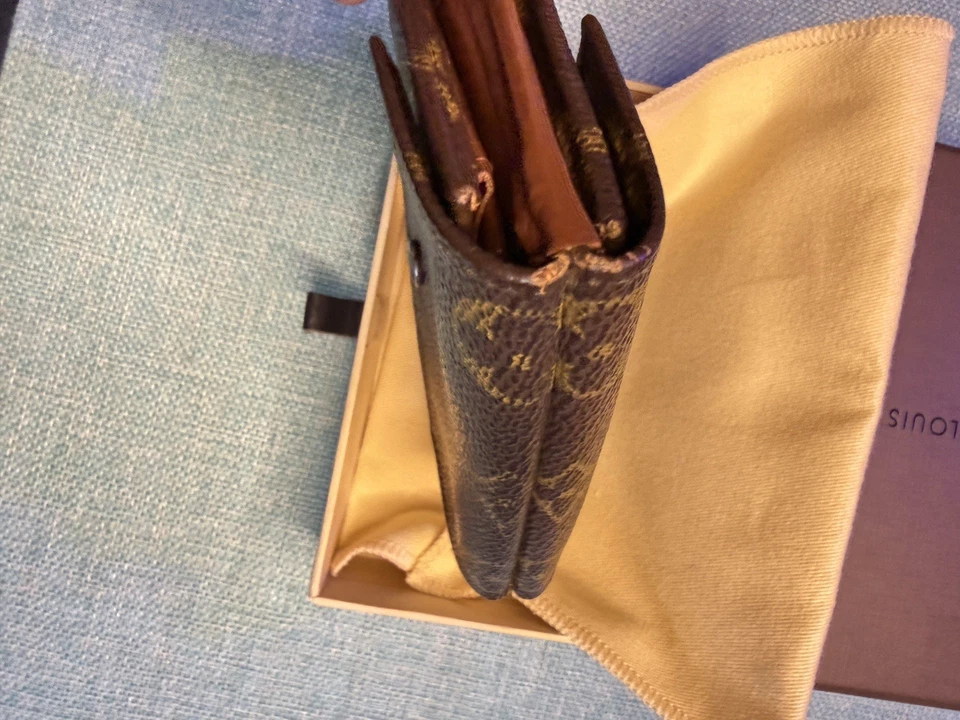 Auténtica billetera Louis Vuitton LV 1988 vintage con monograma Elise Foto 4 de 4