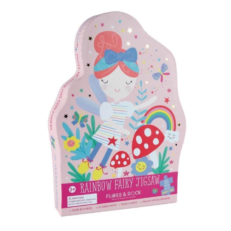 Childrens Jigsaw Puzzle Fairy Rainbow Chunky 20PC Fun Kid Girls Birthday Gift