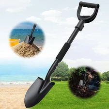 Garden Shovel, 31 Inch Small Garden Shovel, Light Weight Metal Gardening Flat...