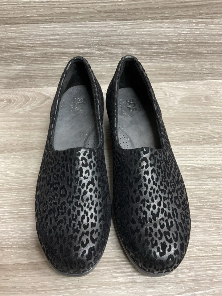SAS Tripad Comfort Bliss Leopard Print Slip On Wedge Shoes Women’s Size 9 EUC - Image 4 of 4