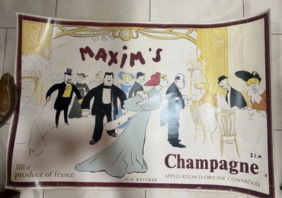 Maxim s Poster aus Kartonpapier 