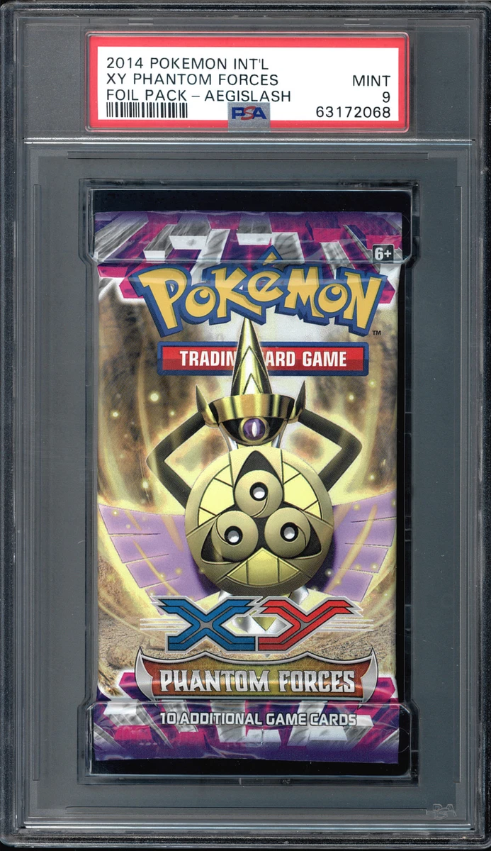Phantom Forces Aegislash Booster Pack PSA 8 – Kanto Shark
